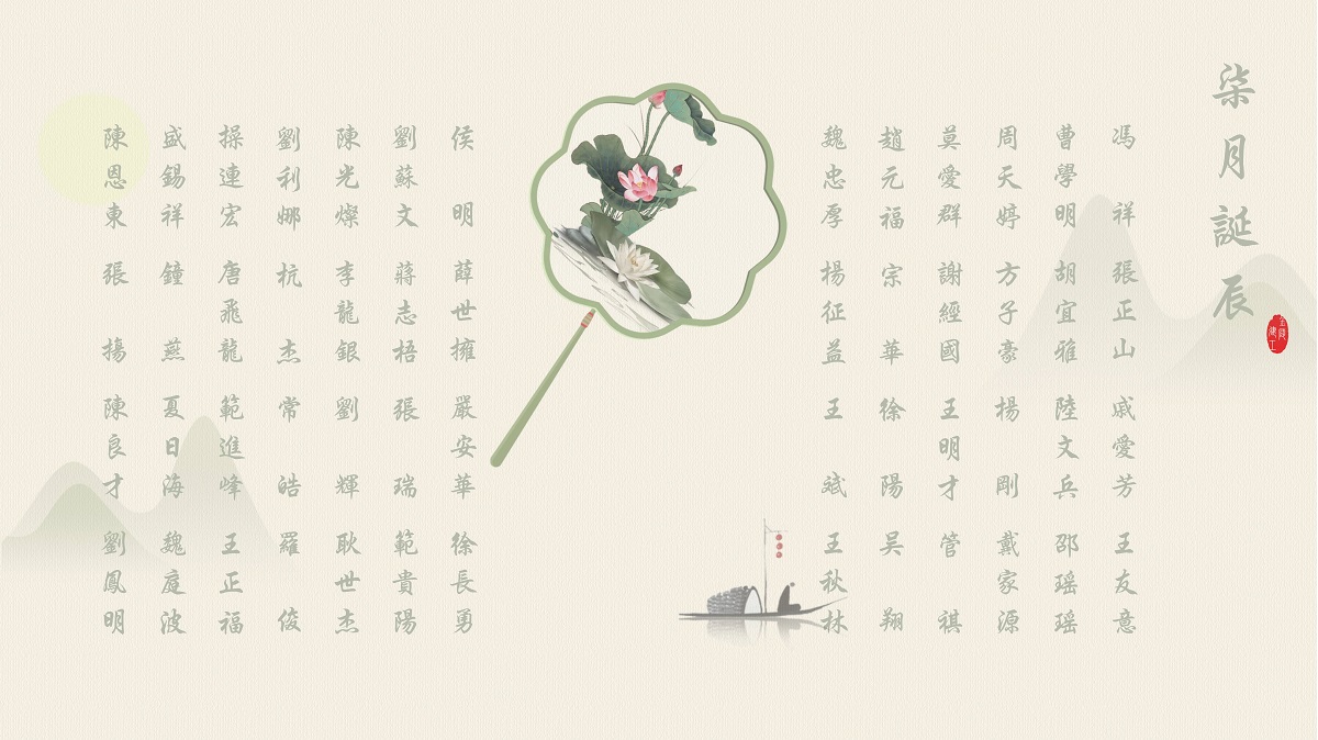 【生日祝福】恭祝7月生日的員工生日快樂！