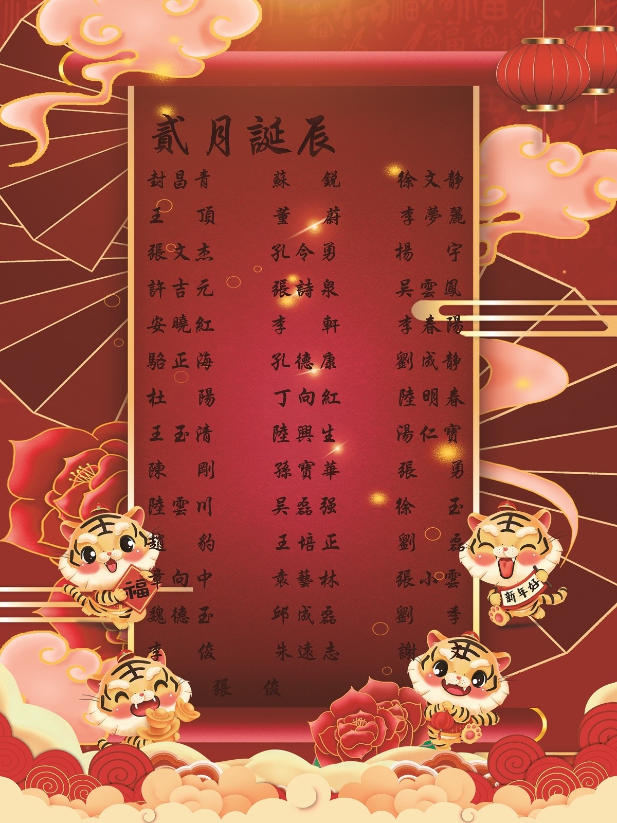 【生日祝?！抗ё?2月生日的員工生日快樂！